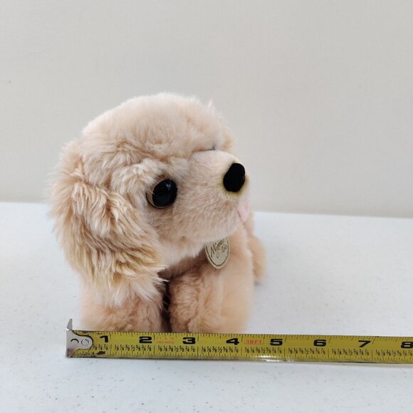 Golden Retriever Lab Puppy Dog Plush Laying Stuffed Animal Aurora Miyoni Tots - Picture 7 of 8